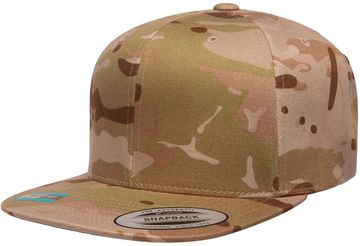 Yupoong Adult Unisex 6 panel Structured High Profile Classic Multicam® Snapback Cap